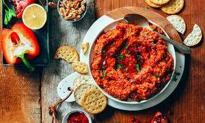 طرز تهیه محمره پیش غذای مدیترانه‌ای