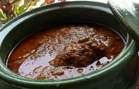 طرز تهیه فسنجان مجلسی با مرغ به روش رستورانی