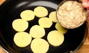 ببینید؛ طرز تهیه یک شام جدید با سیب زمینی و تن ماهی
