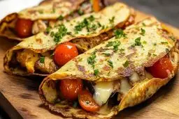 دستور پخت کرپ بادمجان با قارچ؛ لذیذ و مجلسی