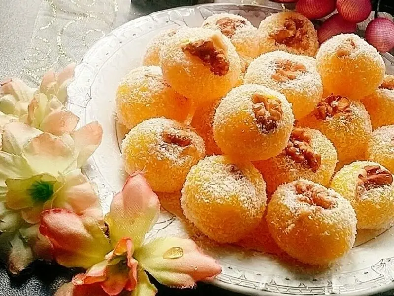 طرز تهیه باسلوق زعفرانی برای شب‌نشینی‌های عید