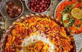 طرز تهیه هویج پلو با مرغ و زرشک