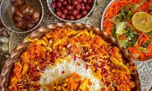 طرز تهیه هویج پلو با مرغ و زرشک