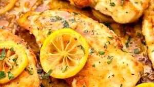 پخت آسان پیکاتای مرغ با لیمو مایر برای افطار